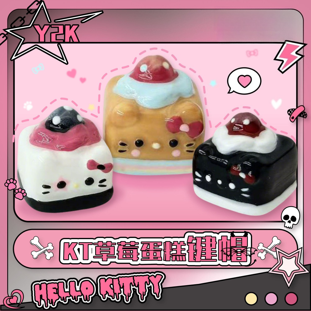 Y2K Kawaii Keycaps Hello Kitty - Desk Setup Girly ulasan dan harga