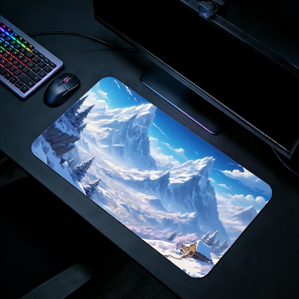Nature SSnowy mountainser Gami - Desk Setup Natural ulasan dan harga