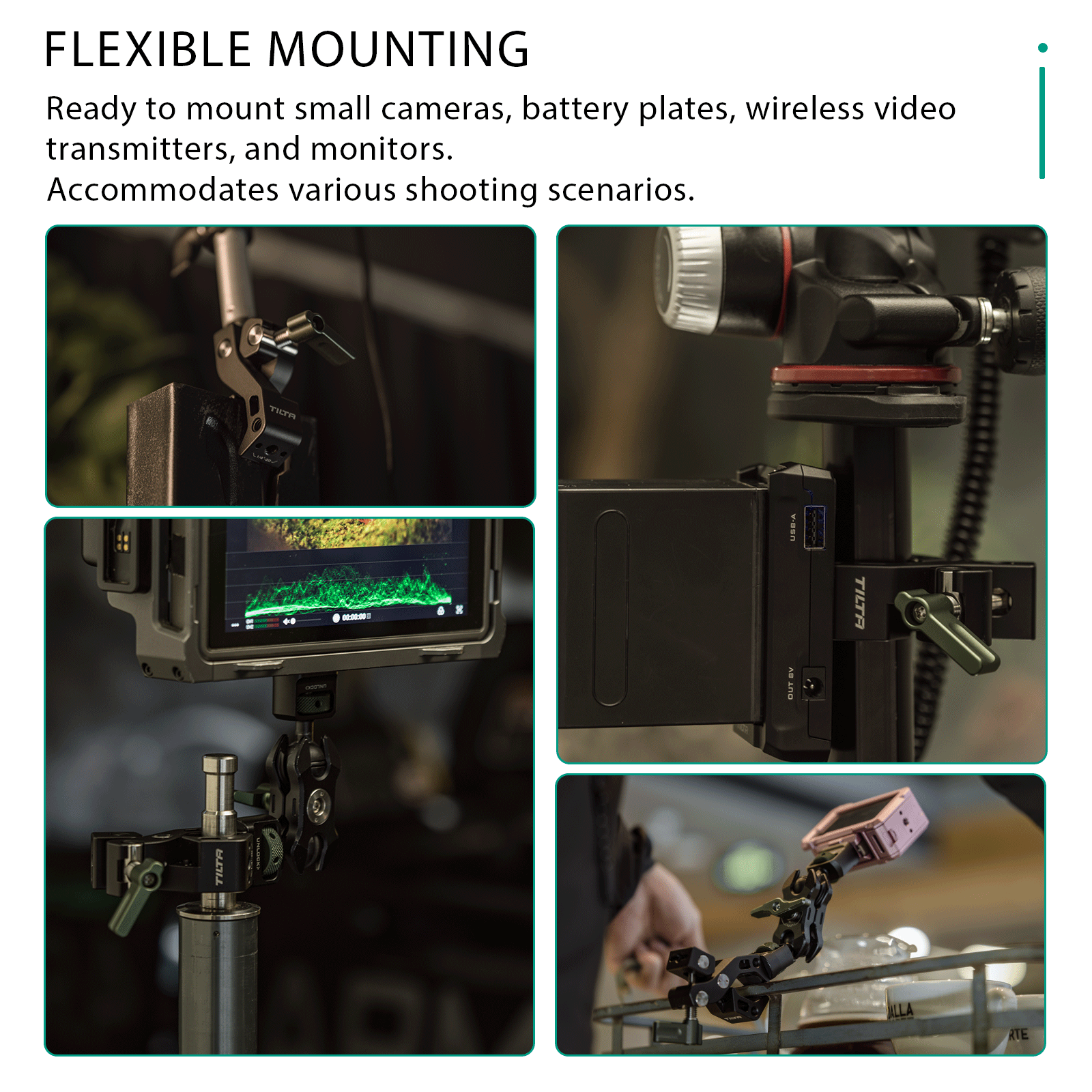 TILTA Accessory Mounting Clamp - Monitor Arm Clamp ulasan dan harga