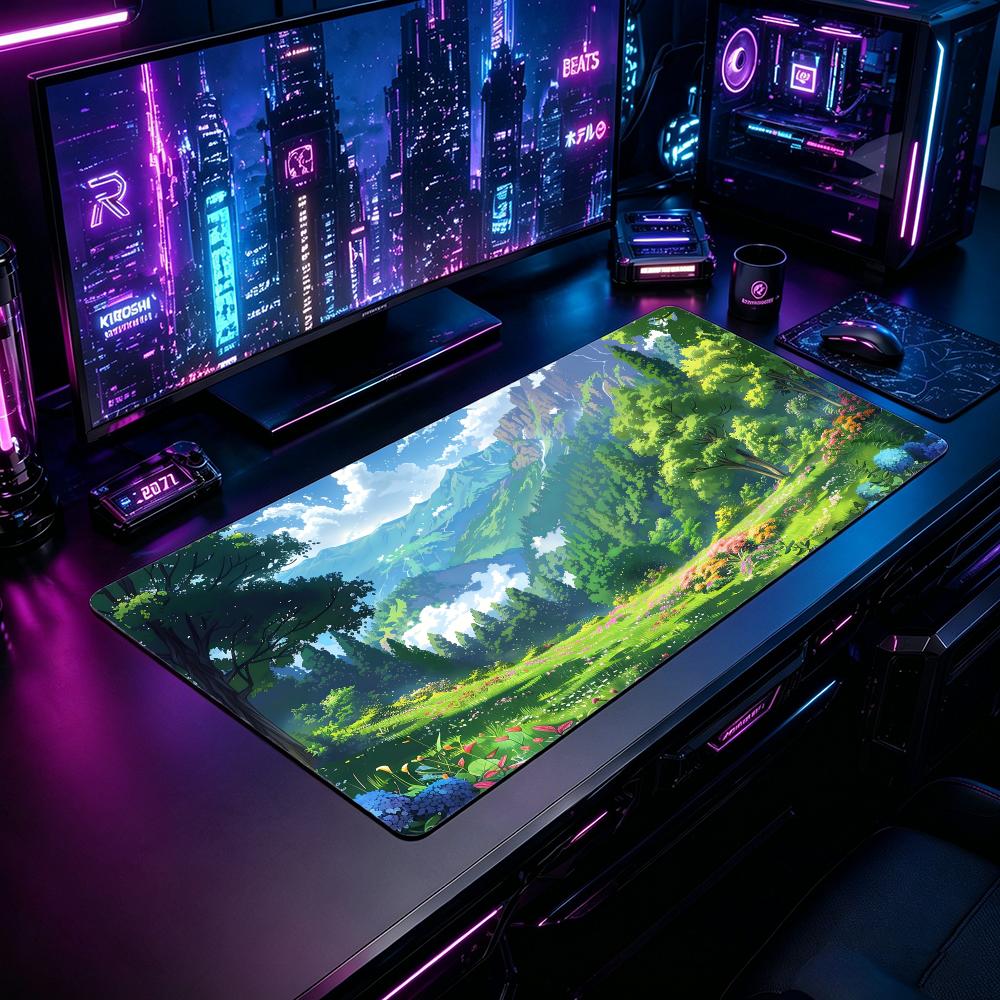 Nature MMountains and forestse - Desk Setup Natural ulasan dan harga