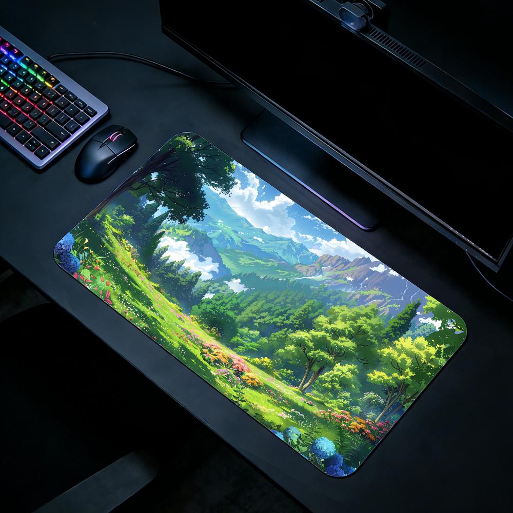 Nature MMountains and forestse - Desk Setup Natural ulasan dan harga