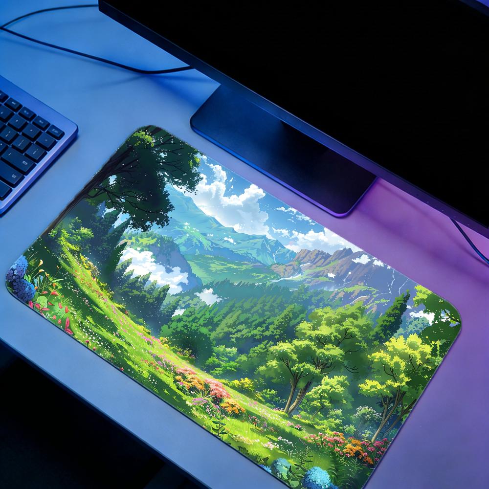 Nature MMountains and forestse - Desk Setup Natural ulasan dan harga