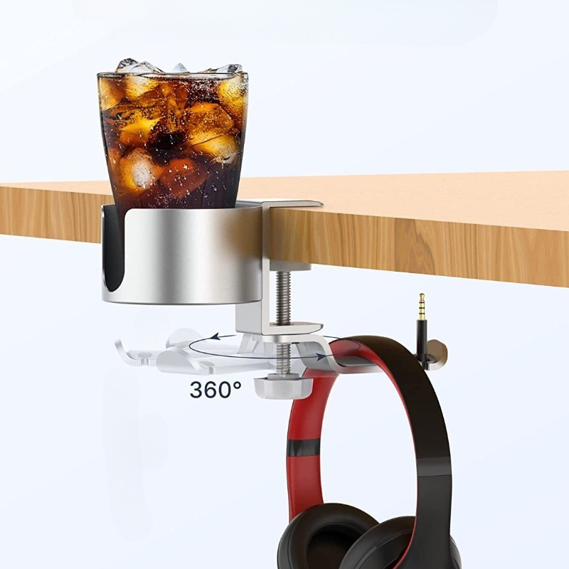 360° Rotating Desk Headphone H - Desk Setup For Office ulasan dan harga