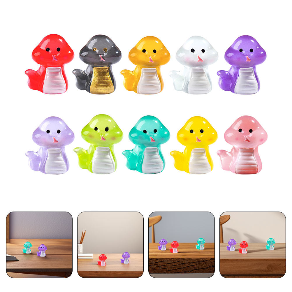10Pcs Glow in The Dark Mini Sn - Desk Setup Diy ulasan dan harga