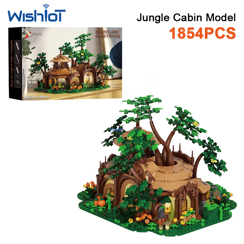 1854pcs Light-up Forest Castle - Desk Setup Kids ulasan dan harga