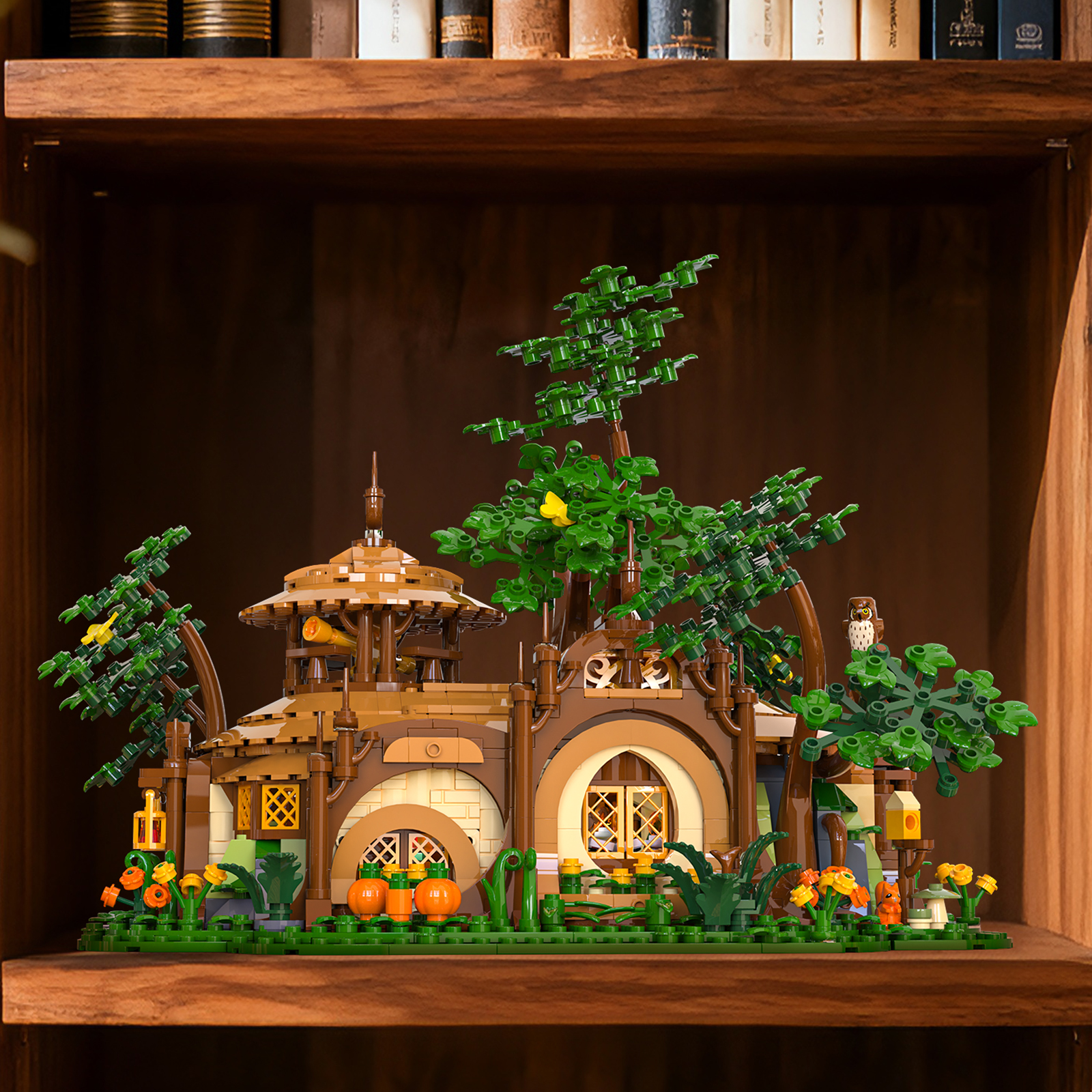 1854pcs Light-up Forest Castle - Desk Setup Kids ulasan dan harga