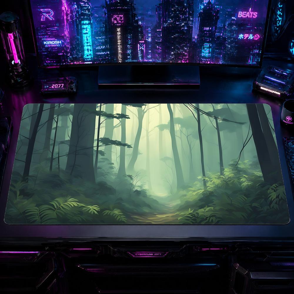 Nature MMisty Landscapeew Gami - Desk Setup Natural ulasan dan harga