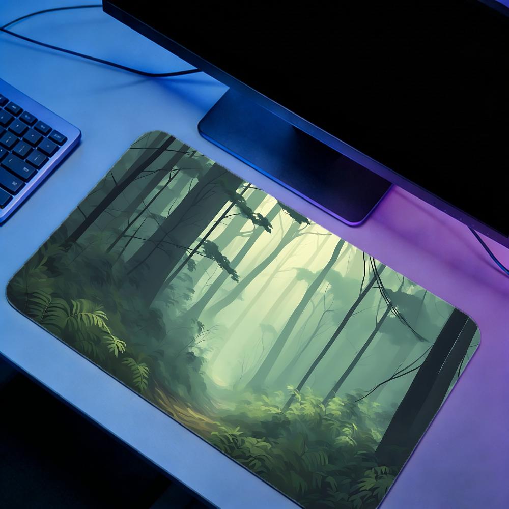 Nature MMisty Landscapeew Gami - Desk Setup Natural ulasan dan harga