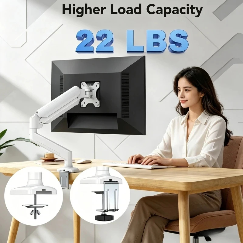 Single Monitor Desk Mount Arm– - Monitor Arm Clamp ulasan dan harga