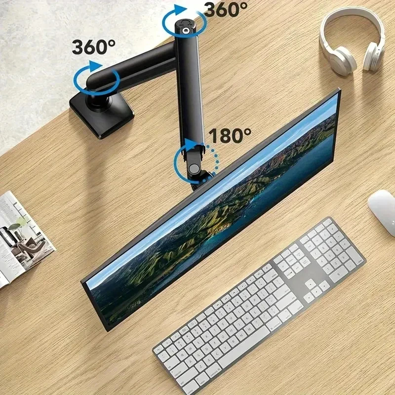 Single Monitor Desk Mount Arm– - Monitor Arm Clamp ulasan dan harga