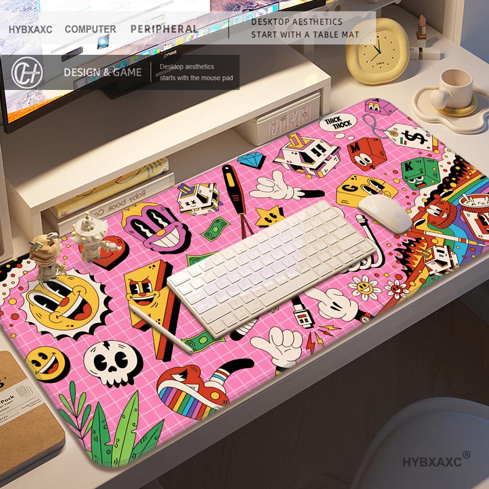 HYBXAXC Graffiti Mausepad Rug  - Desk Setup Diy ulasan dan harga