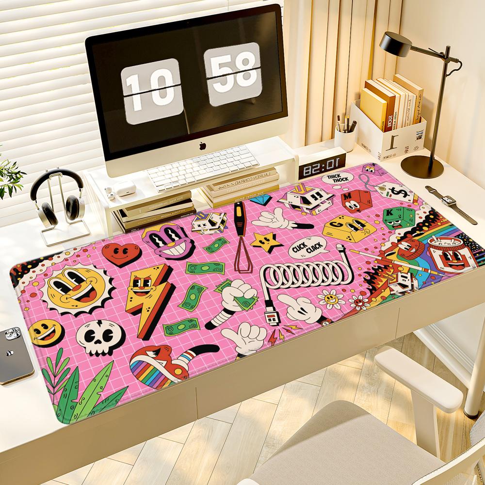HYBXAXC Graffiti Mausepad Rug  - Desk Setup Diy ulasan dan harga