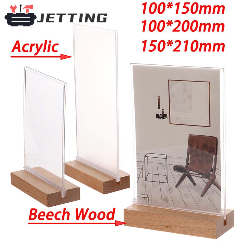 3 Size Transparent Acrylic Fra - Desk Setup Photo ulasan dan harga