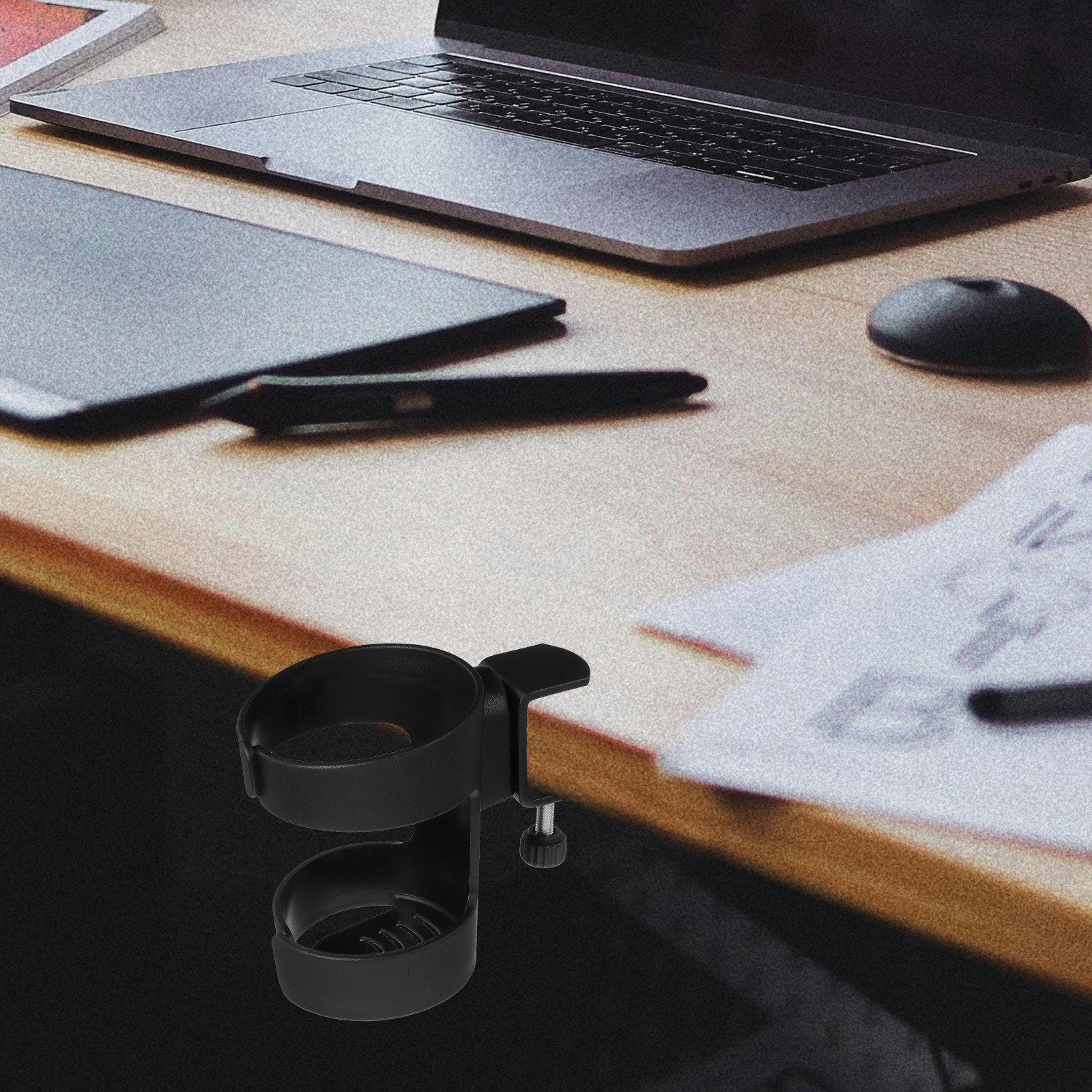 Desk Cup Holder Clamp Adjustab - Desk Setup For Office ulasan dan harga