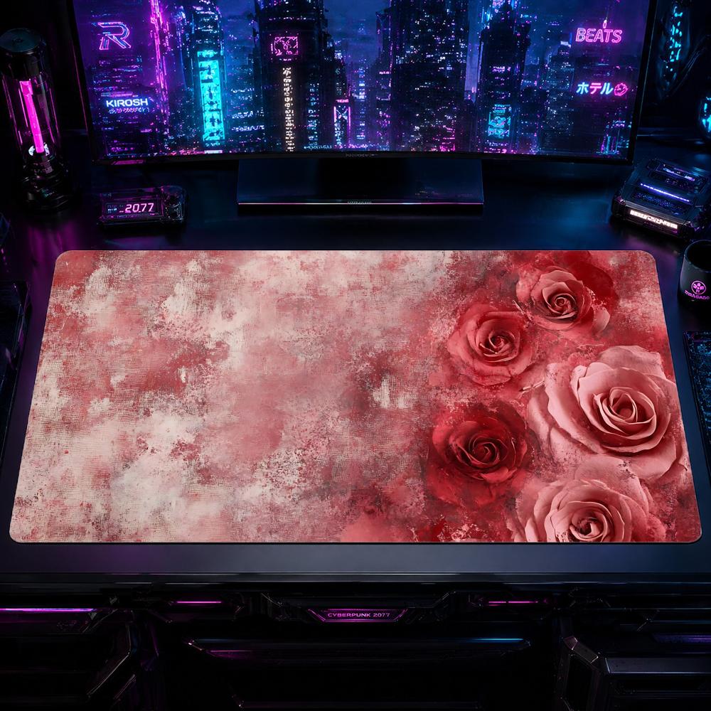 Nature Rose Gaming Mouse Pad M - Desk Setup Natural ulasan dan harga