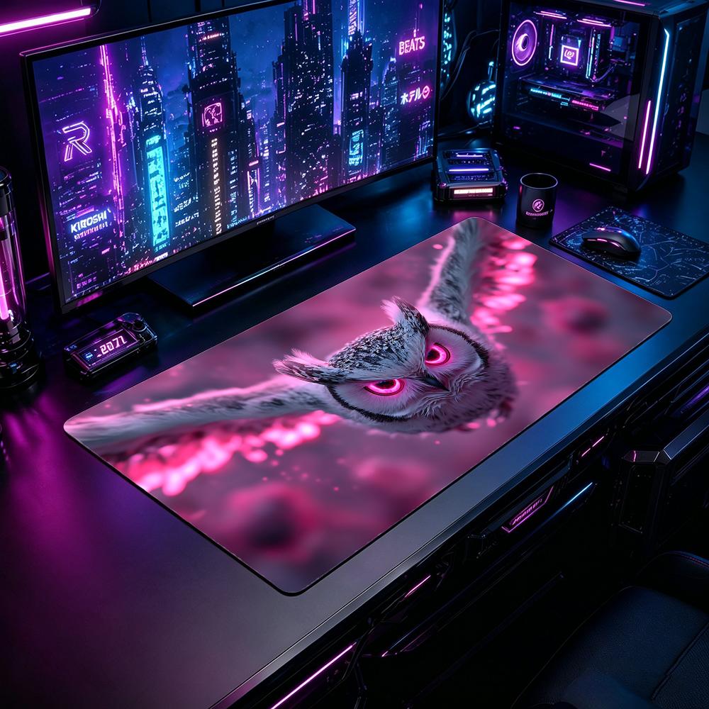 Nature OOwler Gaming Mouse Pad - Desk Setup Natural ulasan dan harga