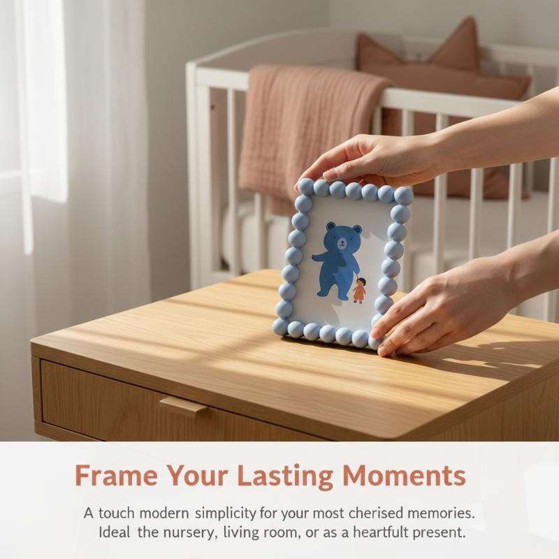 Cute Beaded Photo Frame Fun De - Desk Setup Photo ulasan dan harga
