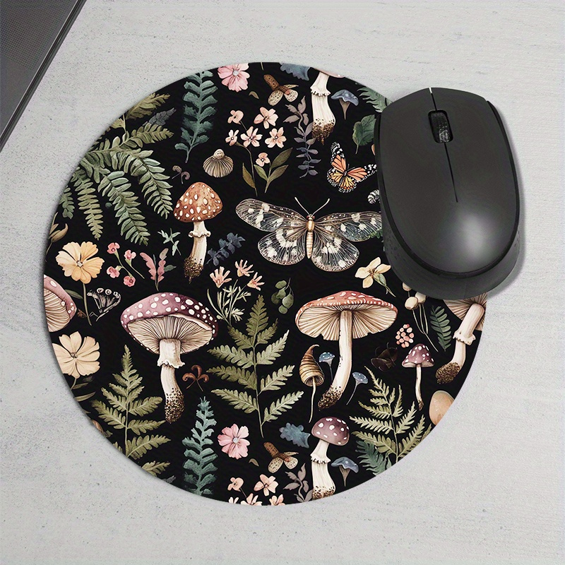 Round Forest Plant Mouse Pad R - Desk Setup For Office ulasan dan harga